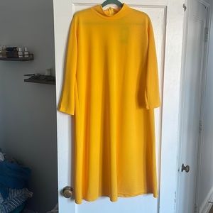 BRAND NEW Yellow A-Line Dress Size XXL